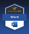 Coupon Certification Bureautique (avec e-surveillance) Traitement de texte : Word 2016