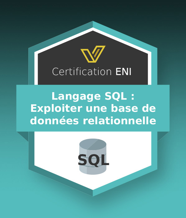 Coupon Certification IT (avec e-surveillance) - Langage SQL : Exploiter une base de données relationnelle