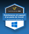 Coupon Certification IT (avec e-surveillance) Maintenance et support d'un poste de travail en environnement Windows