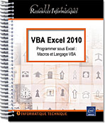 VBA Excel 2010 Version en ligne