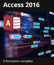 Formation en ligne Access 2016 - Toutes les fonctionnalités d