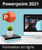 Formation en ligne PowerPoint 2021 - Toutes les fonctionnalités de PowerPoint à votre portée - + le livre numérique PowerPoint 2021 OFFERT - Valable 1 an, en illimité