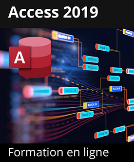 Formation en ligne Access 2019 - Toutes les fonctionnalités d'Access à votre portée - + le livre numérique Access 2019 OFFERT - Valable 1 an, en illimité