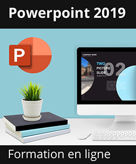 Formation en ligne PowerPoint 2019 - Toutes les fonctionnalités de PowerPoint à votre portée - + le livre numérique PowerPoint 2019 OFFERT - Valable 1 an, en illimité