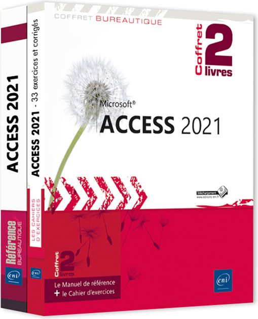 Access 2021 - Coffret de 2 livres : Le Manuel de référence + le Cahier d’exercices