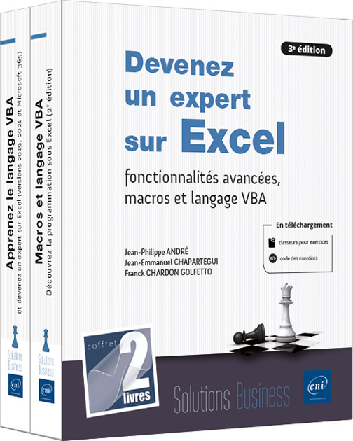 Devenez un expert sur Excel - Fonctionnalités avancées, macros et langage VBA (3e édition)