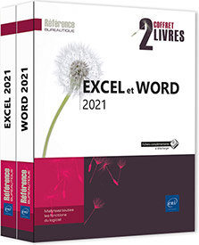 Excel et Word 2021 - Coffret de deux livres