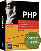 PHP Coffret de 2 livres : Acquérir les bases de la programmation et développer un site web (3e édition)