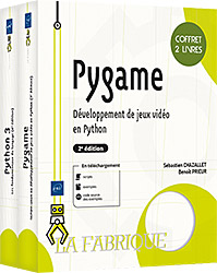 Pygame - Coffret de 2 livres : Développement de jeux vidéo en Python (2e édition)