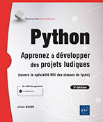 Python Apprenez à développer des projets ludiques (3e édition)