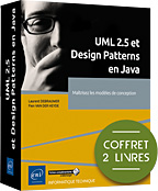 UML 2.5 et Design Patterns en Java Coffret de 2 livres : Maîtrisez les modèles de conception