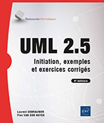 UML 2.5 Initiation, exemples et exercices corrigés (5e édition)