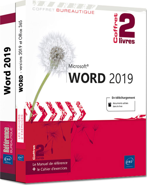 Word (versions 2019 et Office 365) - Coffret de 2 livres : Le Manuel de référence + le Cahier d