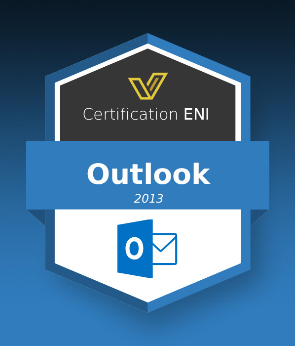 Coupon Certification Bureautique (avec e-surveillance) - Outlook 2013