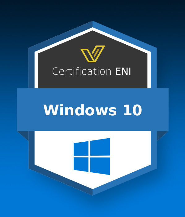 Coupon Certification Bureautique (avec e-surveillance) - Windows 10