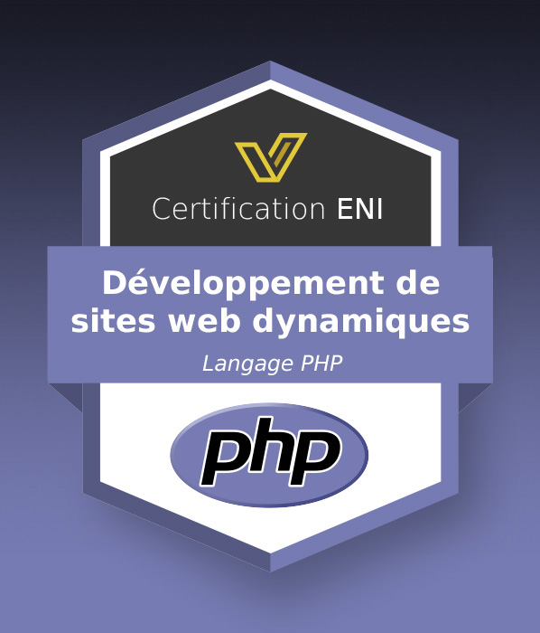 Coupon Certification IT (avec e-surveillance) - Développement de sites web dynamiques avec PHP