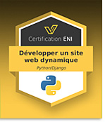 Coupon Certification IT (avec e-surveillance) - Développement de sites web dynamiques avec Python et Django