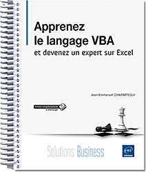 Apprenez le langage VBA - et devenez un expert sur Excel - Version en ligne