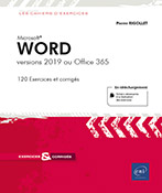 Word - versions 2019 ou Office 365