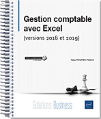 Gestion comptable avec Excel - (versions 2016 et 2019)